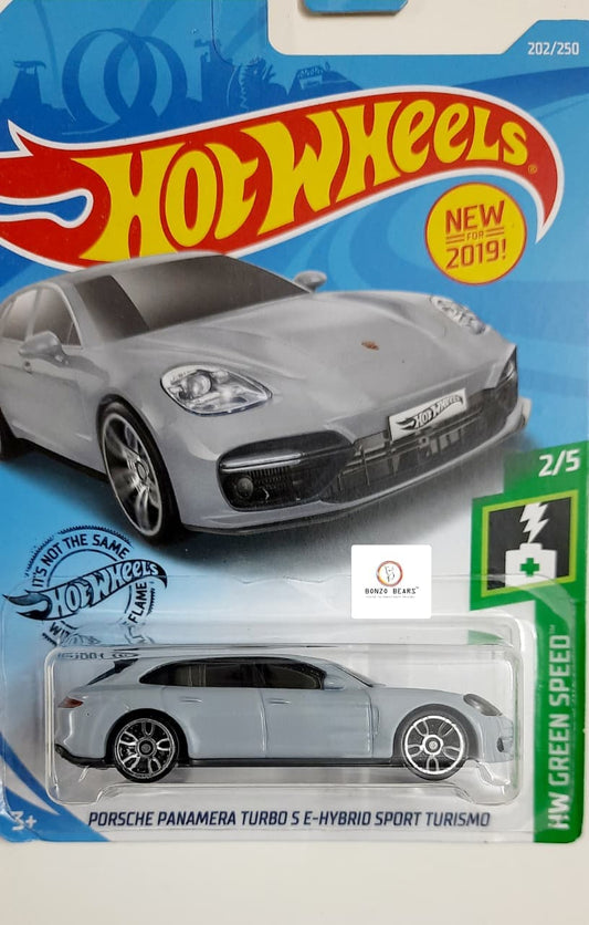 Porsche Panamera Turbo S E-Hybrid Sport Turismo (Grey) - Hot Wheels (2019 Released)| Bonzo Bears