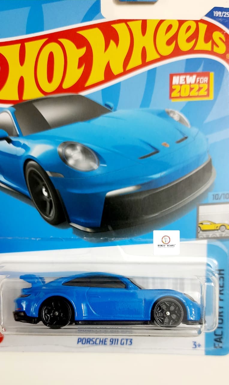 Porsche 911 GT3 (Blue)- Hot Wheels 2022 Rlease| Bonzo Bears