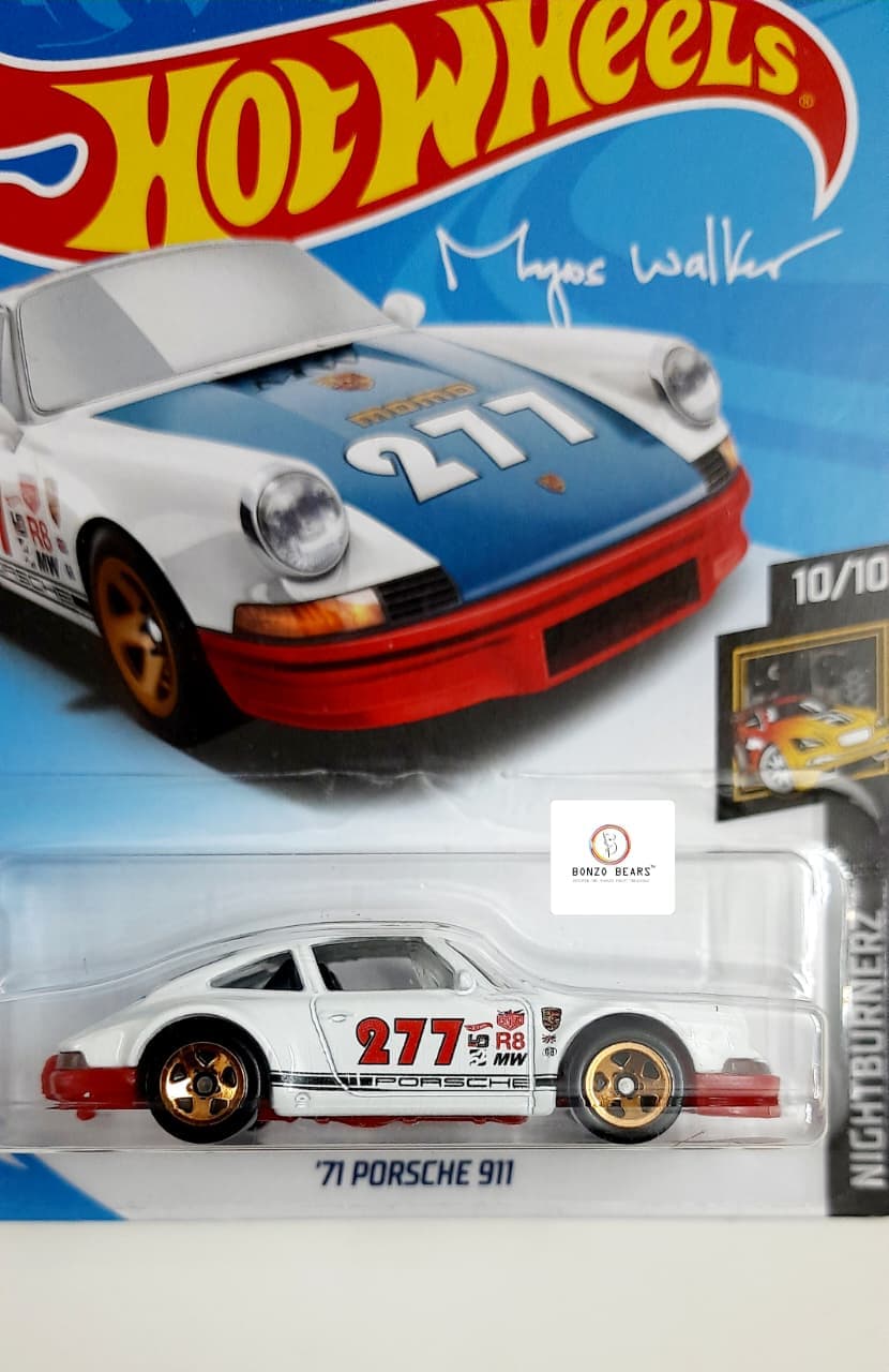 '71 Porsche 911 (URBAN OUTLAW-Magnus Walker) #277 Blue Bonnet Hot Wheels | Bonzo Bears