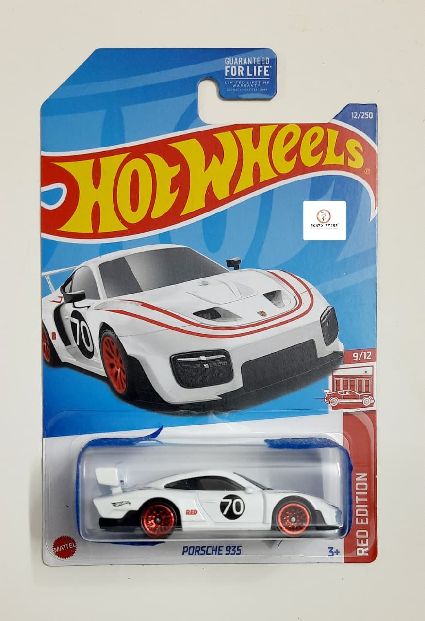 Rare Mint Card-Porsche 935 - Red Edition (2022 Released) #70 - Hot Wheels | Bonzo Bears