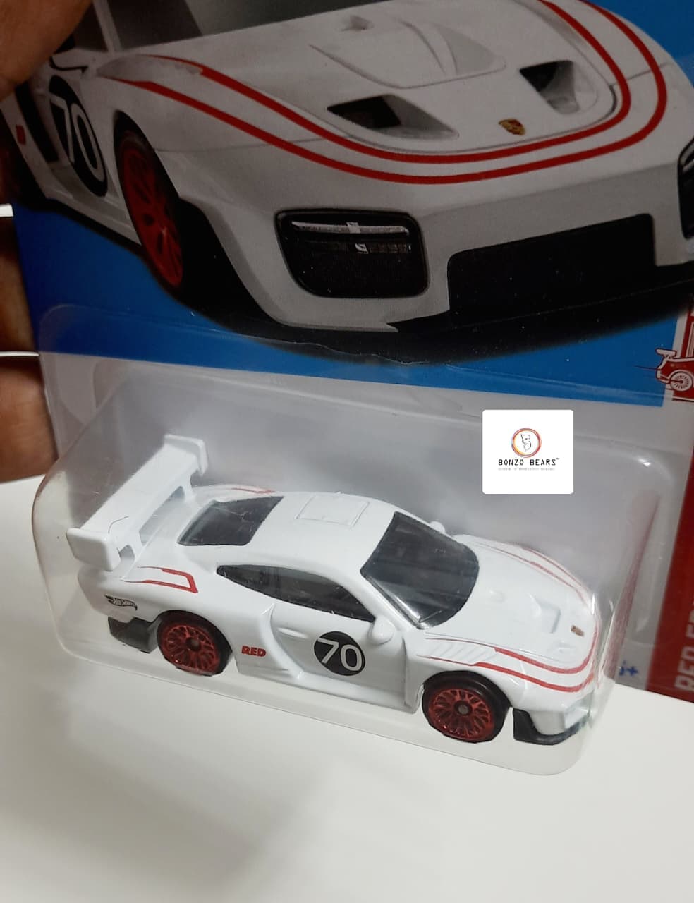 Rare Mint Card-Porsche 935 - Red Edition (2022 Released) #70 - Hot Wheels | Bonzo Bears