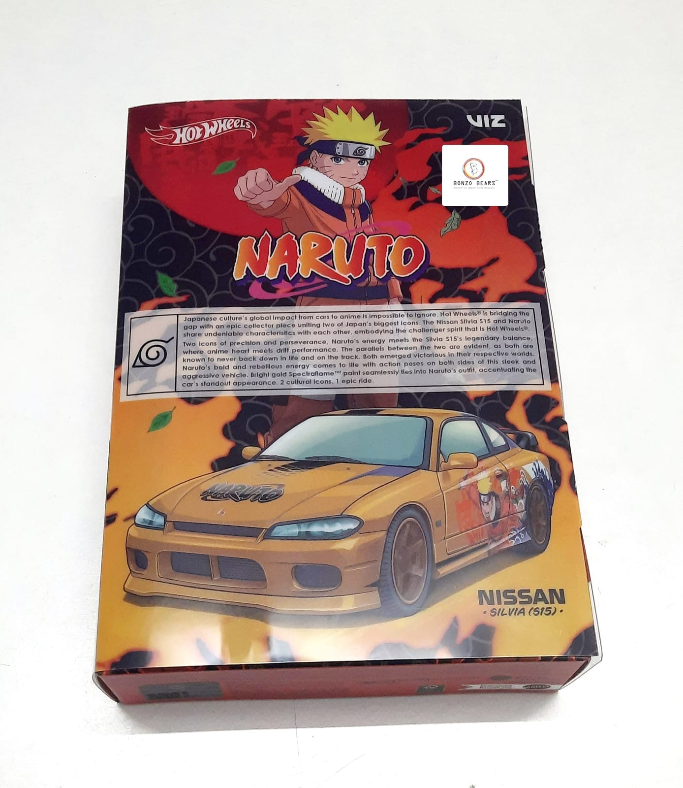 NARUTO Nissan Silvia (S15) | Anime Collectible- Hot Wheels
