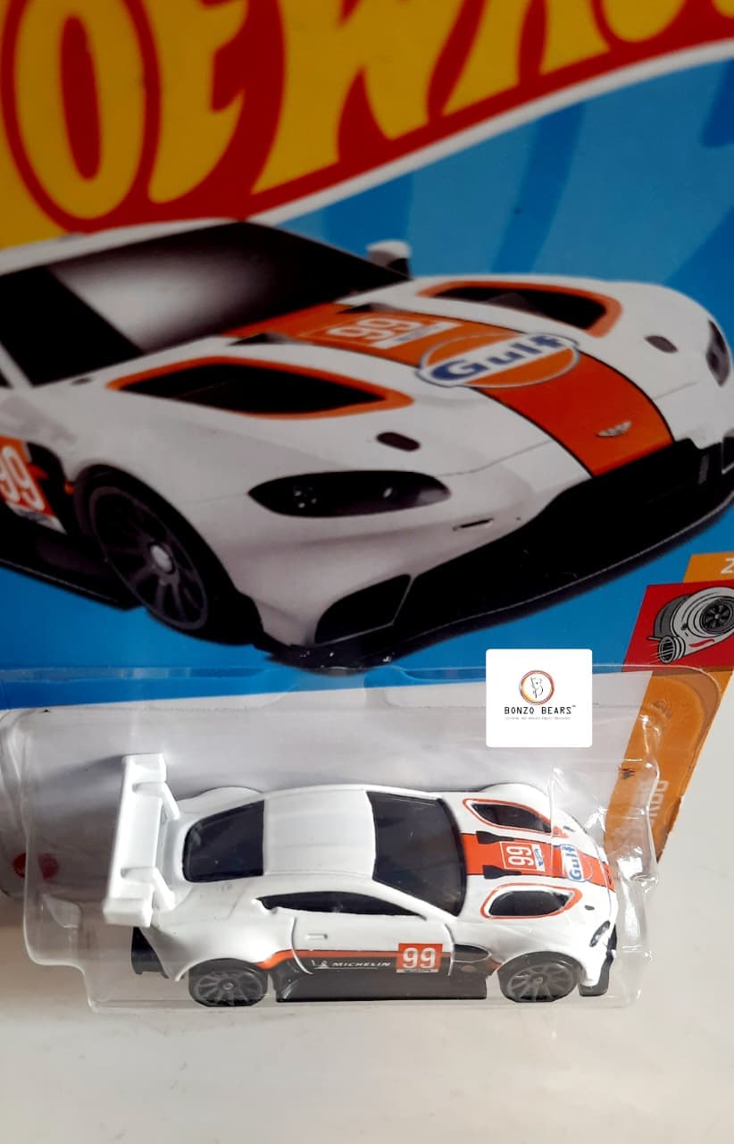 Gulf Aston Martin Vantage GTE #99- Hot Wheels (2023 Released) | Bonzo Bears PB14