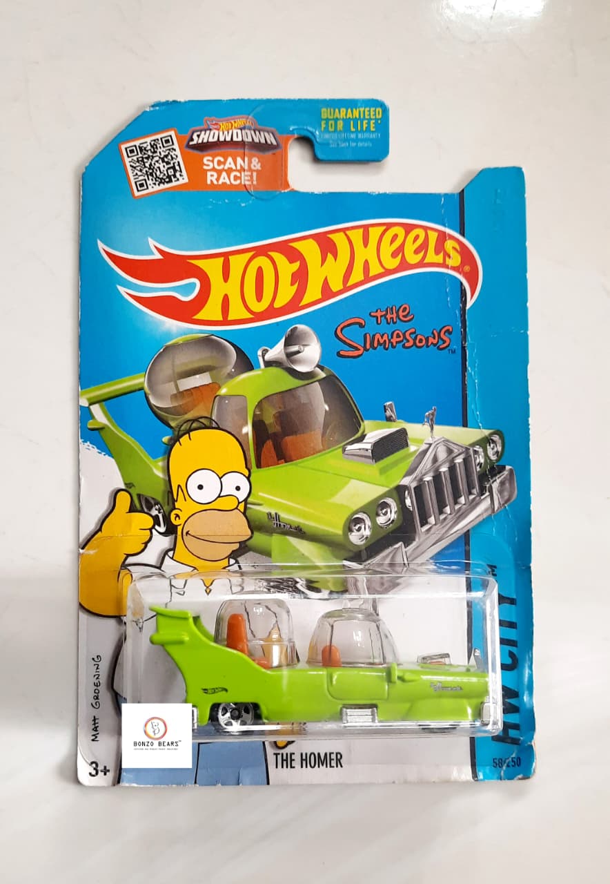 The Homer (2013 Released) - The Simpsons (Mild creased card - As per Picture) | Bonzo Bears PB22