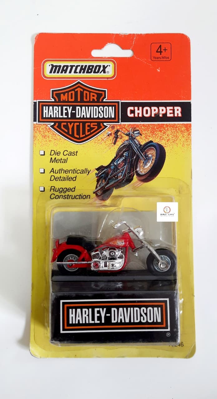 1993 Matchbox Harley-Davidson Chopper (Red)