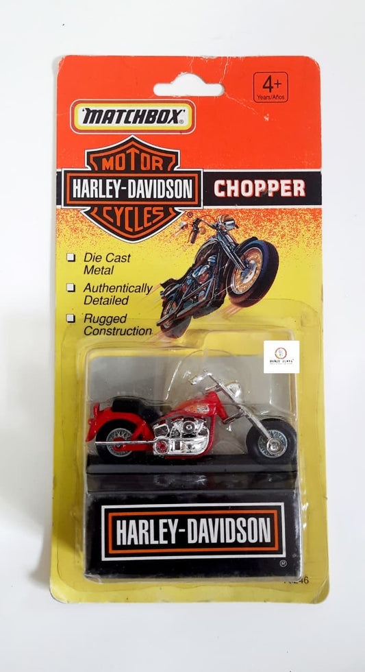 1993 Matchbox Harley-Davidson Chopper (Red)