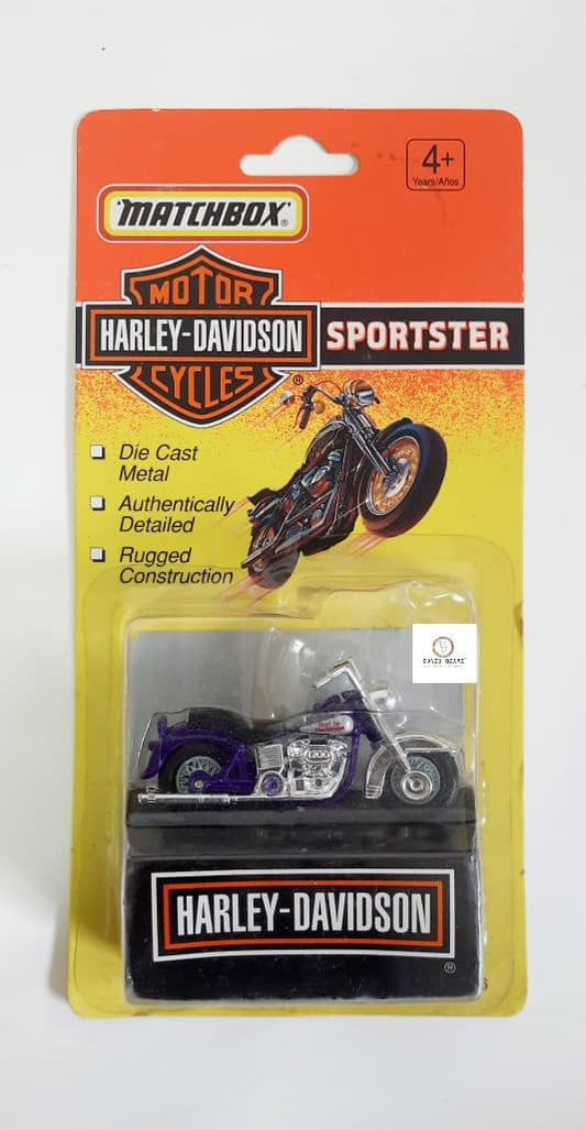 1993 Matchbox Harley-Davidson Sportster (Purple Finish)
