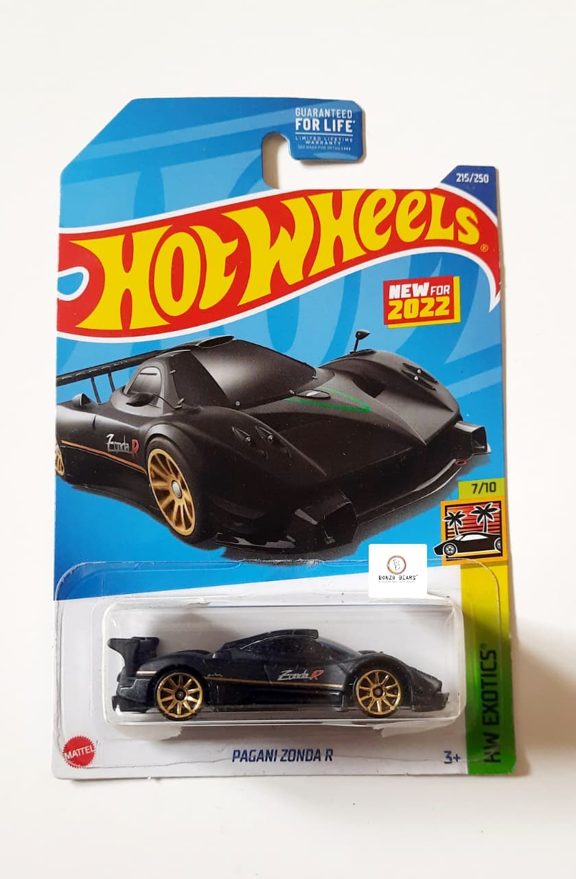 Pagani Zonda R (2022 Released) Black - Hot Wheels | Bonzo Bears