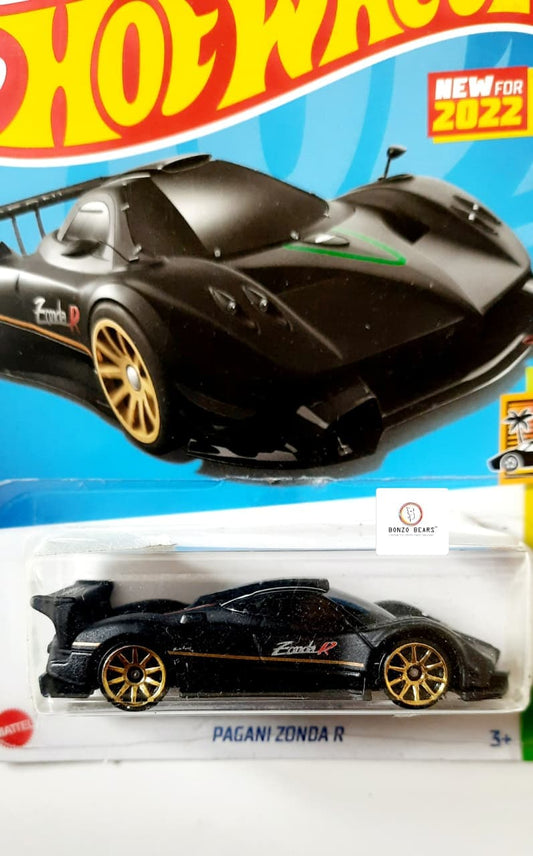 Pagani Zonda R (2022 Released) Black - Hot Wheels | Bonzo Bears PB57