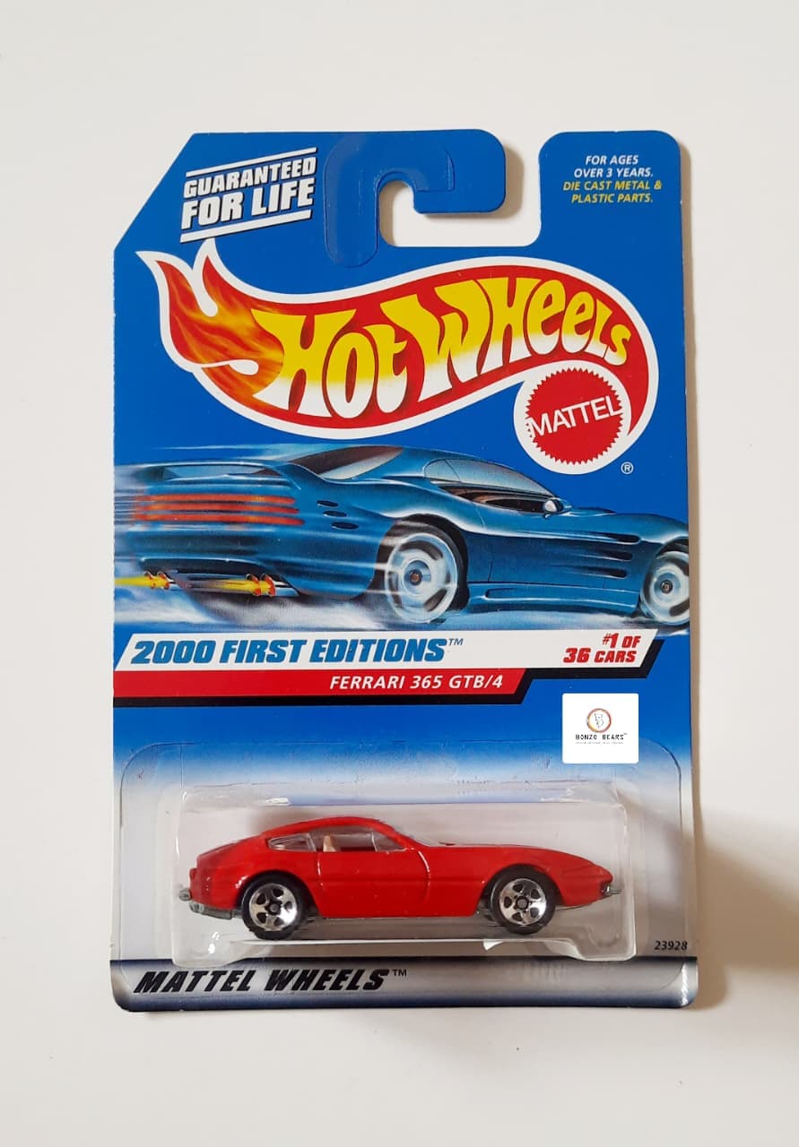 2000 First Editions Ferrari 365 GTB/4  - Hot Wheels | Bonzo Bears