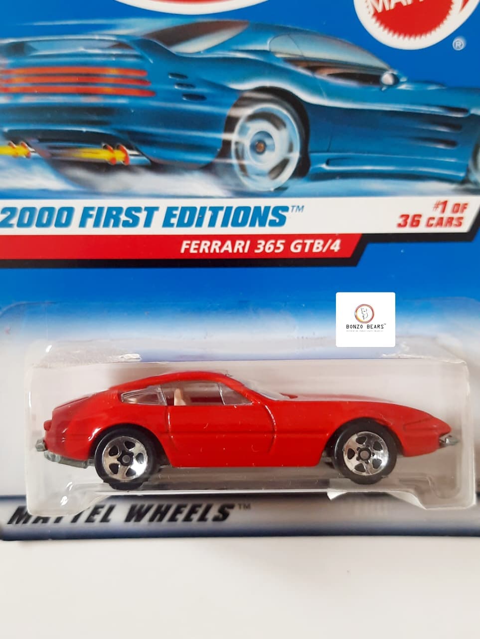 2000 First Editions Ferrari 365 GTB/4  - Hot Wheels | Bonzo Bears