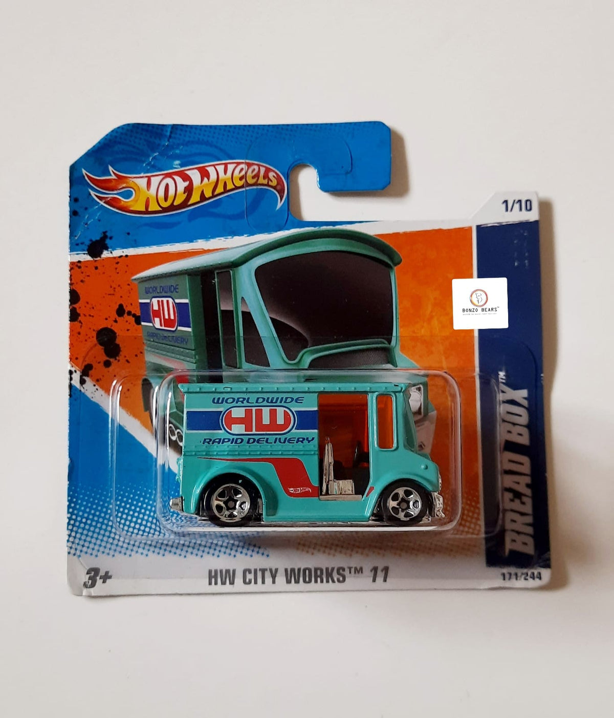 Bread Box - Hot Wheels (European Short Card) | Bonzo Bears