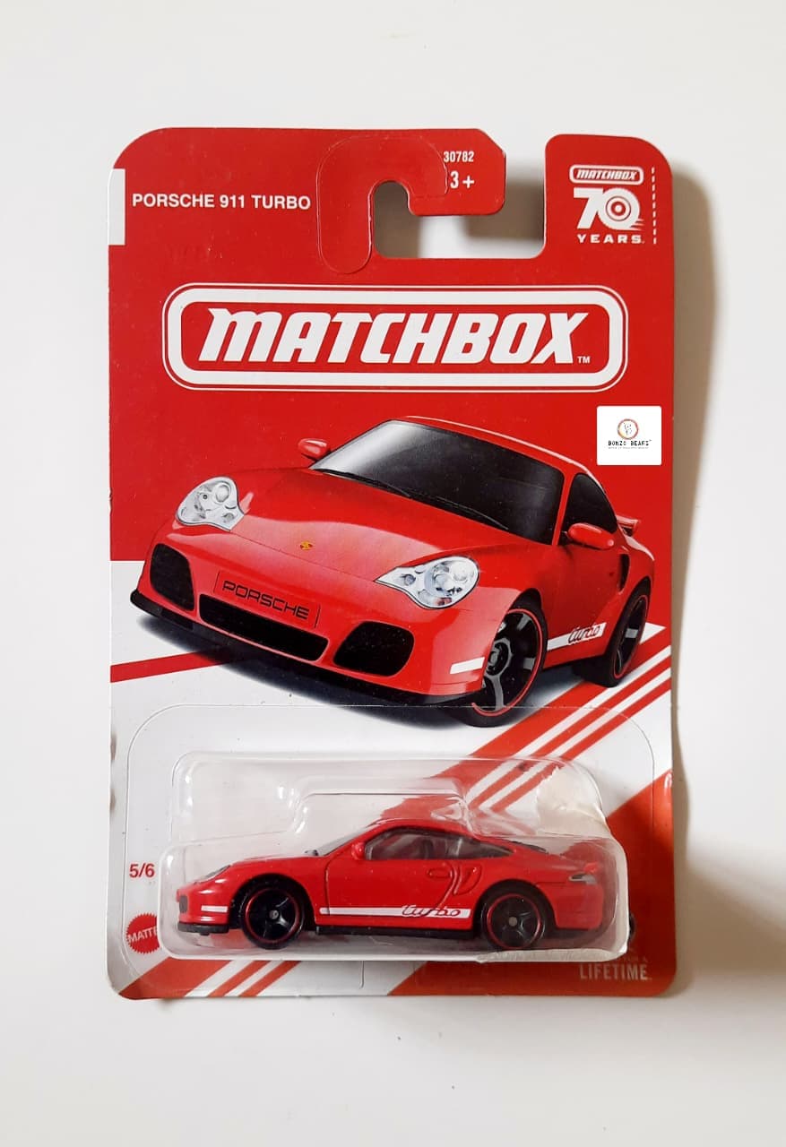Red Edition Porsche 911 Turbo | 70 Years Exclusive - Matchbox | Bonzo Bears