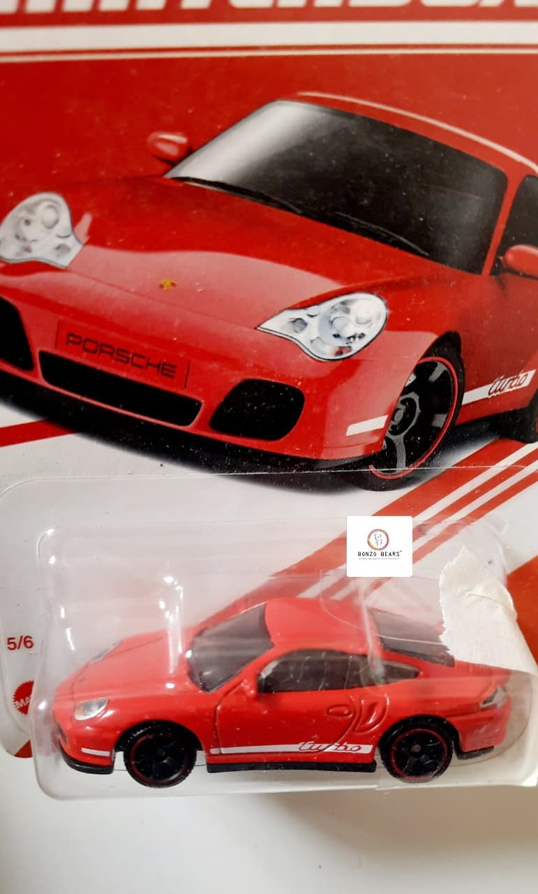 Red Edition Porsche 911 Turbo | 70 Years Exclusive - Matchbox | Bonzo Bears