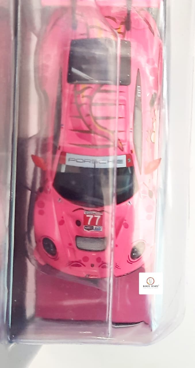 Mini GT 1:64 Porsche 911 GT3 R #77 AO Racing 2024 IMSA Road America "Roxy" | Bonzo Bears (Newstock)