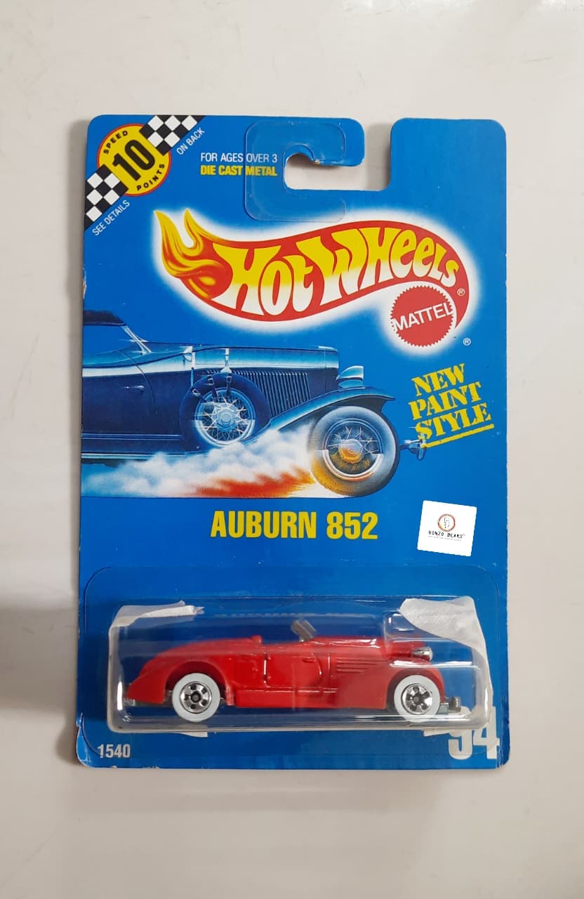 Auburn 852 - New Paint Style #94 -  Hot Wheels (1990 Released) | Bonzo Bears PB24