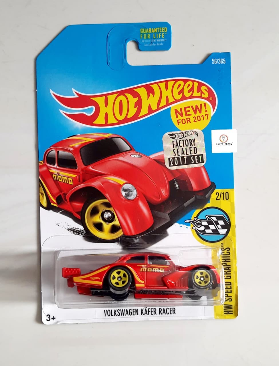 Rare MOMO Volkswagen Kafer Racer Red (2017 Factory Sealed ) - Hot Wheels PB31
