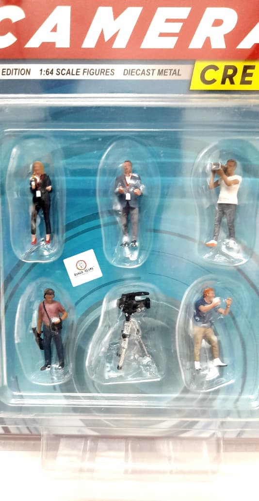 American Diorama Mijo Exclusive - Camera Crew Set 6 Figures set - Limited Edition 1 of 3600