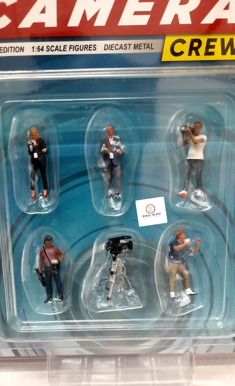 American Diorama Mijo Exclusive - Camera Crew Set 6 Figures set - Limited Edition 1 of 3600