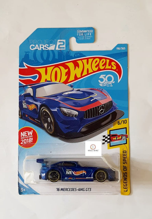 '16 Mercedes-AMG GT3 - Hot Wheels | Bonzo Bears Newstk