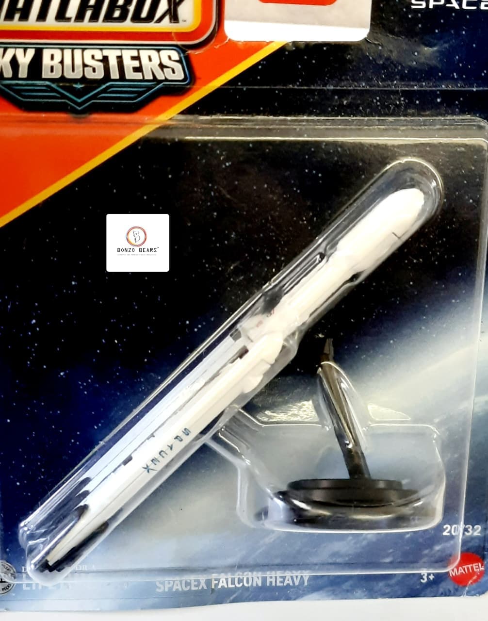 Spacex Falcon Heavy - Matchbox Sky Busters | Bonzo Bears Newstock