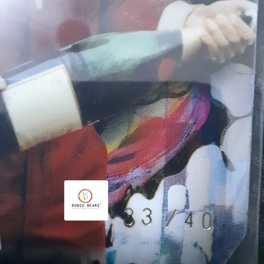 AYRTON SENNA #284 Rare Die Cut 33/40( Limited to 40 prints world Wide )2024 Topps Finest F1| Bonzo Bears