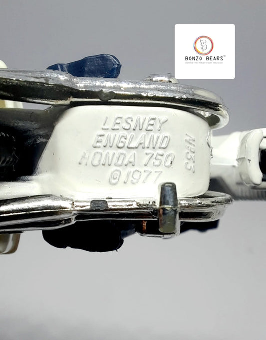 Made in England 1977 Release  -Honda 750 Police Motorcycle - (Vinage Lesney )Matchbox Superfast No. 33 | Bonzo Bears