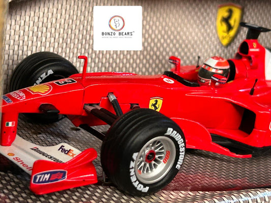 Michael Schumacher Collection - Ferrari F1-2000 1:24 - Hot Wheels | Bonzo Bears