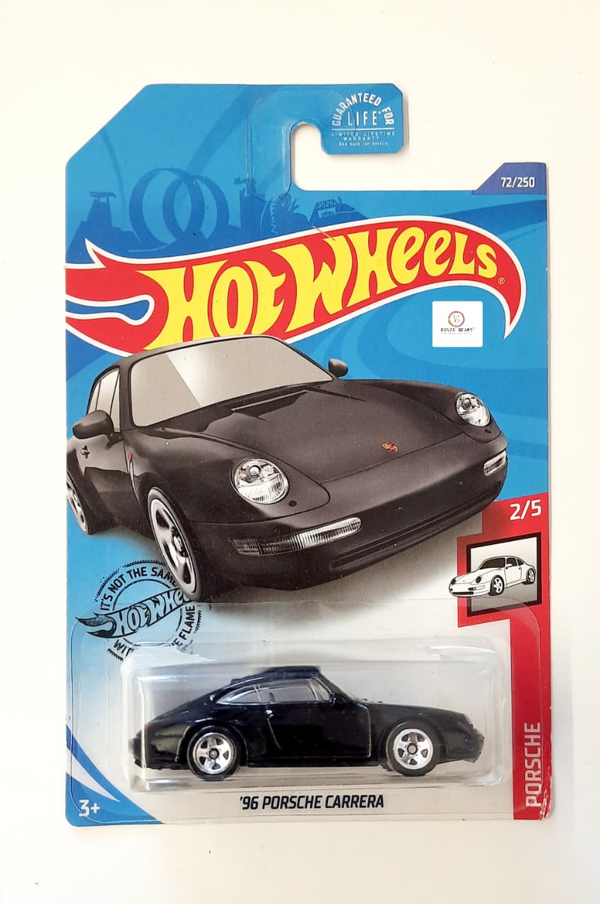 ’96 Porsche Carrera (Black) – Hot Wheels | Bonzo Bears PB58, PB18