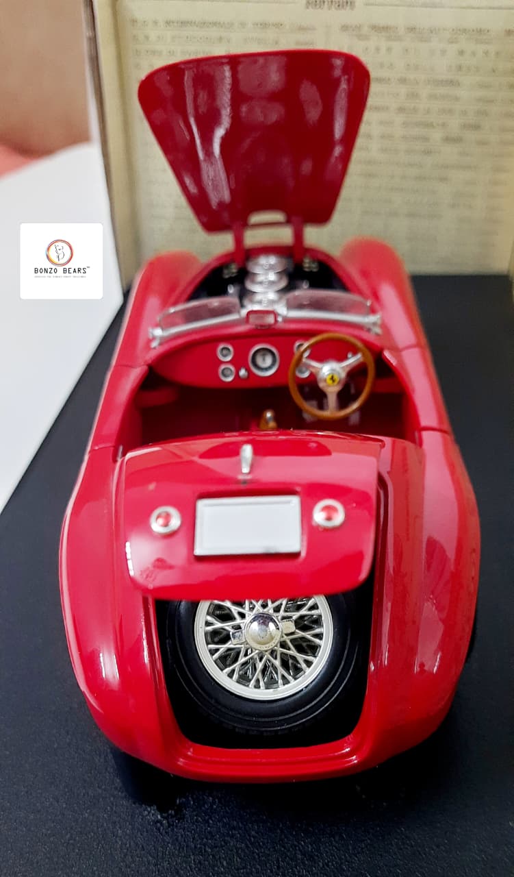 Rare minit -Hotwheels -1/18 Scale -  Ferrari 166 MM Barchetta - 2003 Release  | Bonzo Bear
