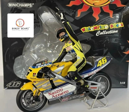 RARE Limited Edition Minichamps - 1:12 HONDA NSR500 - Valentino Rossi 1st GP Win Donington 2000