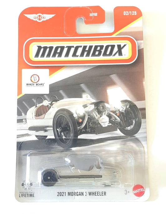 2021 Morgan 3 Wheeler - Matchbox (Silver) | Bonzo Bears MB1