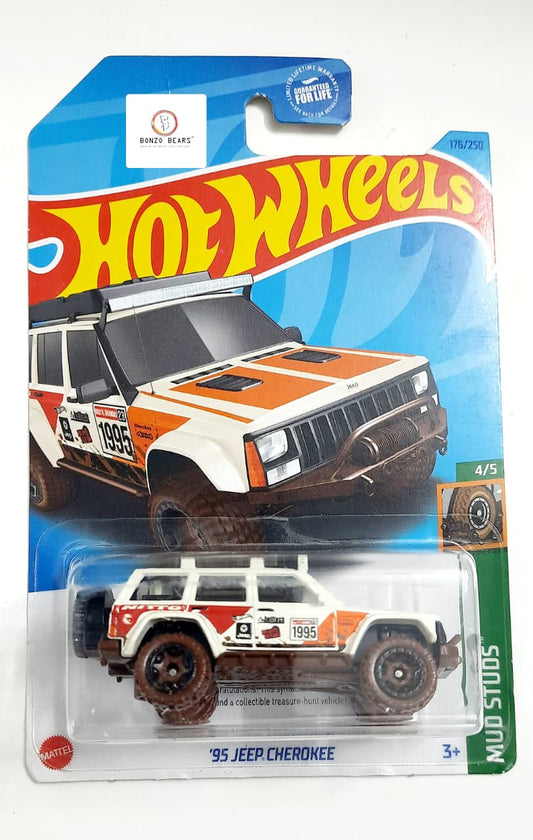 Treasure Hunt -'95 Jeep Cherokee - Hot Wheels 2023 (Import  card) | Bonzo Bears PB31, JeepBx