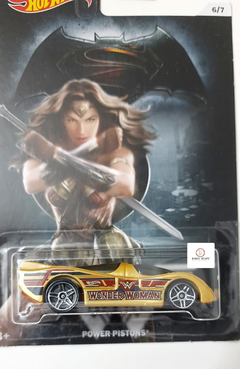 Wonder Woman/Batman Power Pistons - Hot Wheels | Bonzo Bears CB4