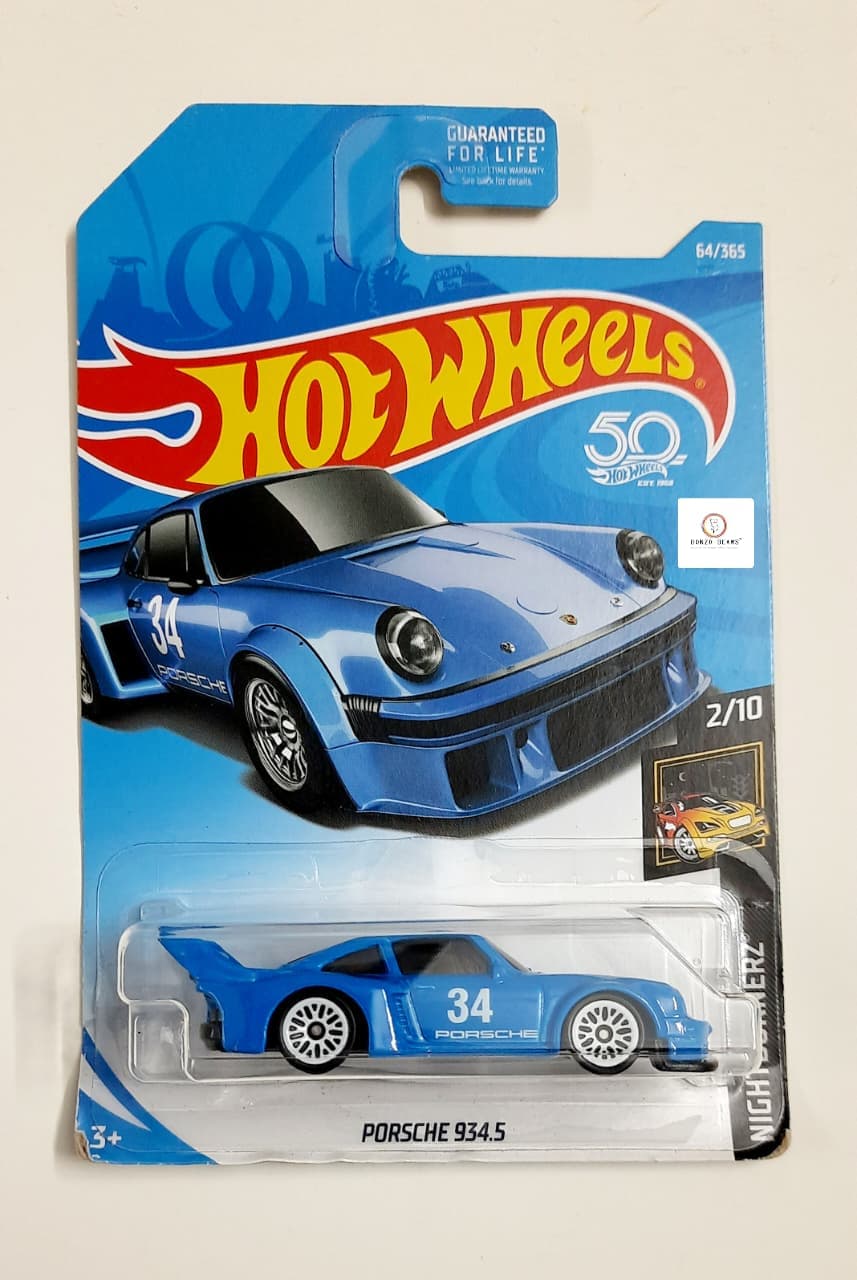 Rare Blue - Porsche 934.5 - Hot Wheels #34 (2018 Release) | Bonzo Bears