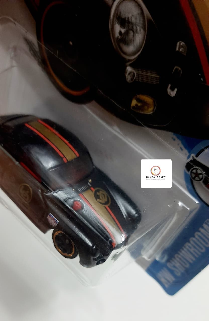 Porsche 356A Outlaw (Black)  10/10 Card - Hot Wheels - 2016 Release | Bonzo Bears PB15