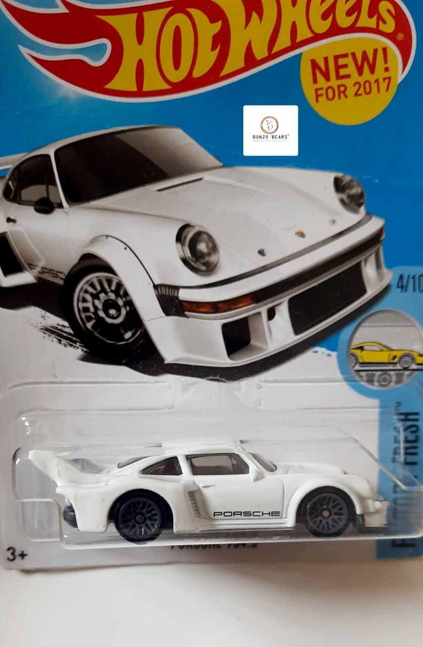 Porsche 934.5 (White)- Hot Wheels (2017 Release) | Bonzo Bears PB53