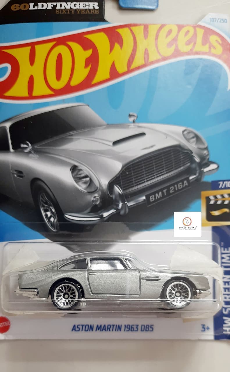 Aston Martin 1963 DB5 (007 GoldFinger) - Hot Wheels PB24