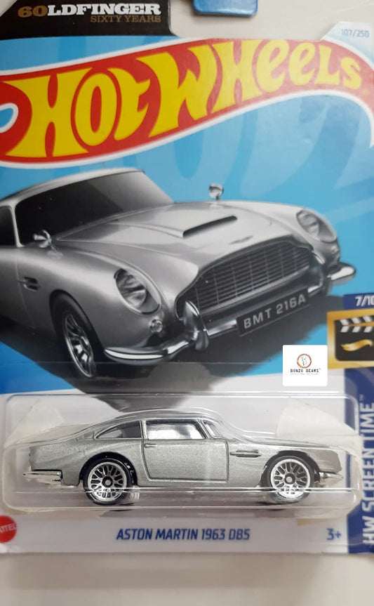 Aston Martin 1963 DB5 (007 GoldFinger) - Hot Wheels PB24