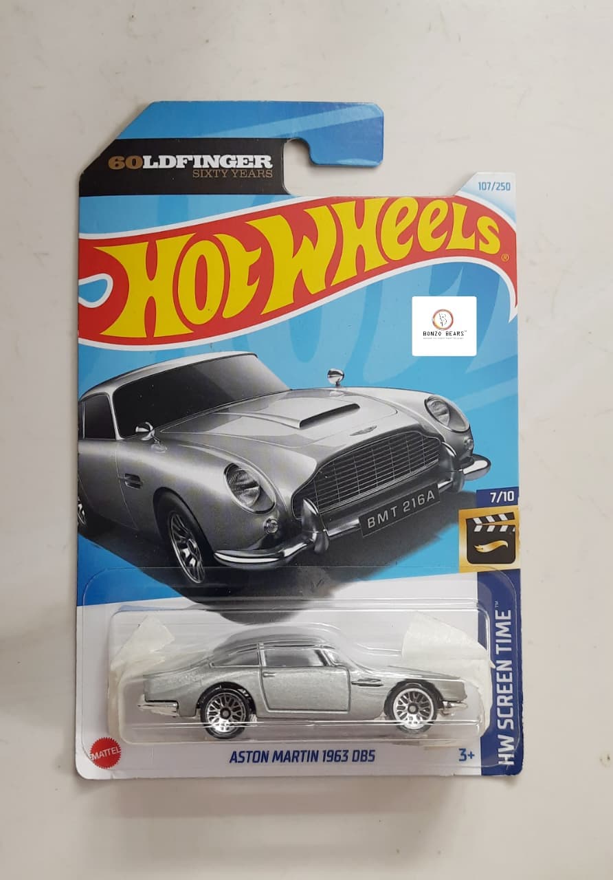 Aston Martin 1963 DB5 (007 GoldFinger) - Hot Wheels PB24