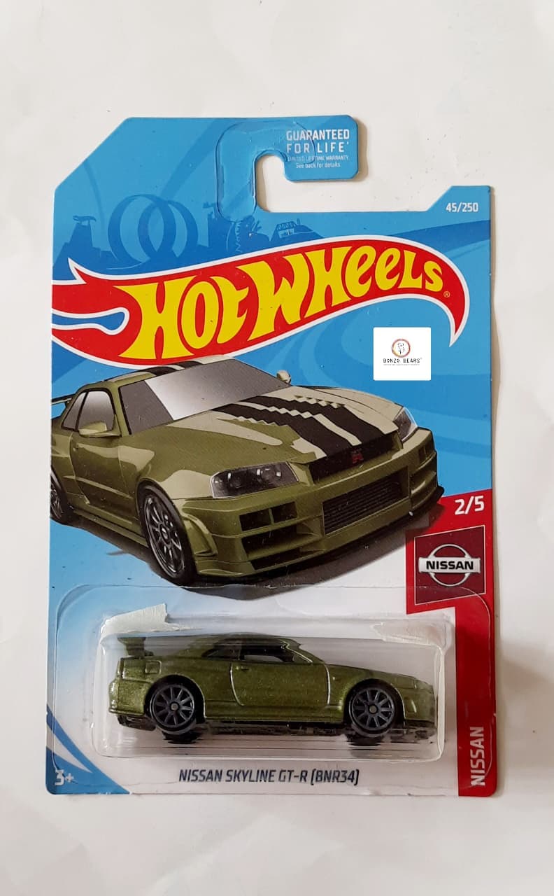 Nissan Skyline GT-R (BNR34) (2017 Released) - Hot Wheels | Bonzo Bears