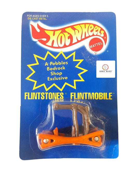 RARE COLOR CHANGING Flintstones Flintmobile (1994 release) - Hot Wheels | Bonzo Bears