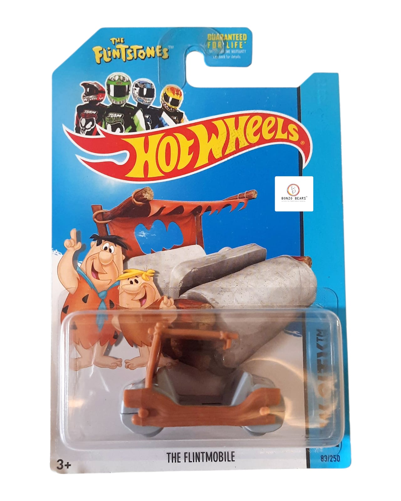 Hot Wheels - The Flintstones Flintmobile (2014 release) | Bonzo Bears