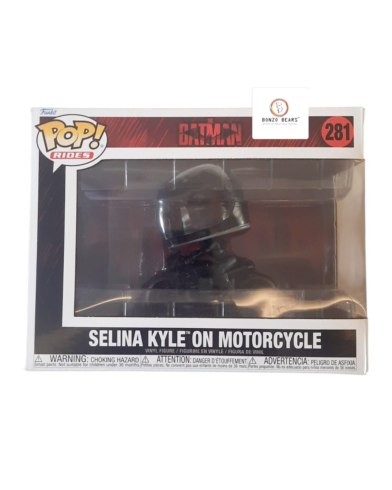 Batman Funko Pop! Rides | Selina Kyle on Motorcycle #281 | Bonzo Bears