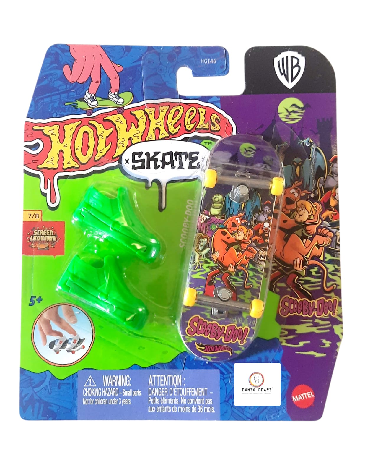 Scooby-Doo Finger Skate Board - Screen Legends - Hot Wheels | Bonzo Bears