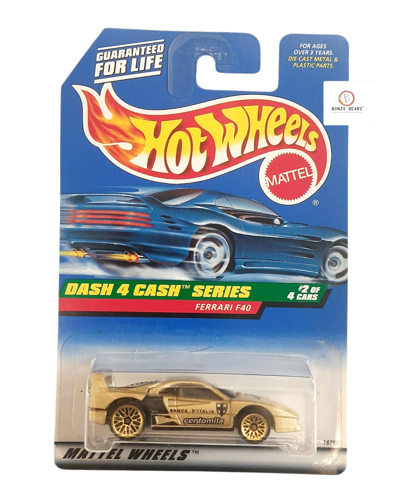 Dash 4 Cash Series Ferrari F40 - Hot Wheels (1998 released) PB2