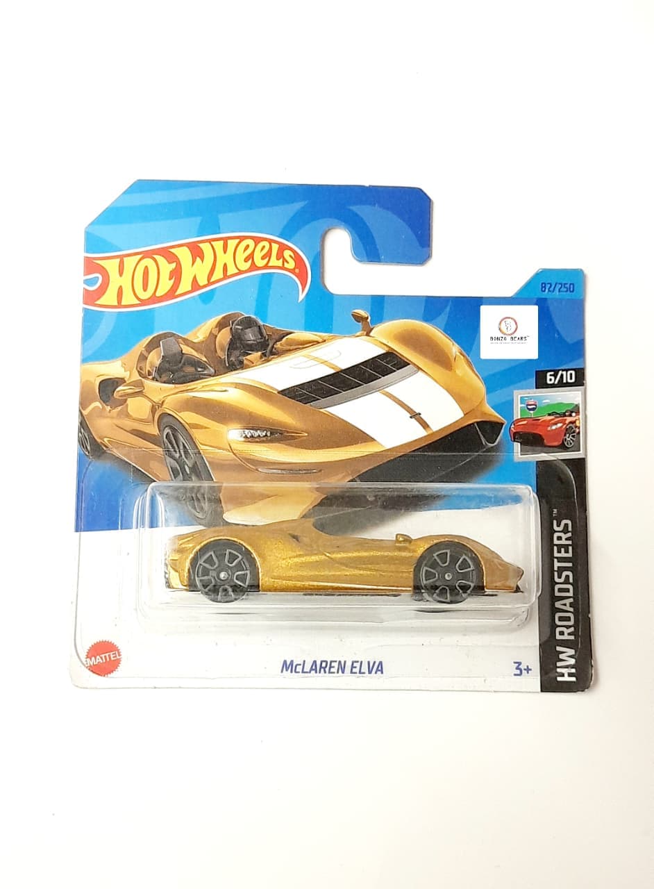 McLaren Elva (2003 Released) European Short Card - Hotwheels PB42