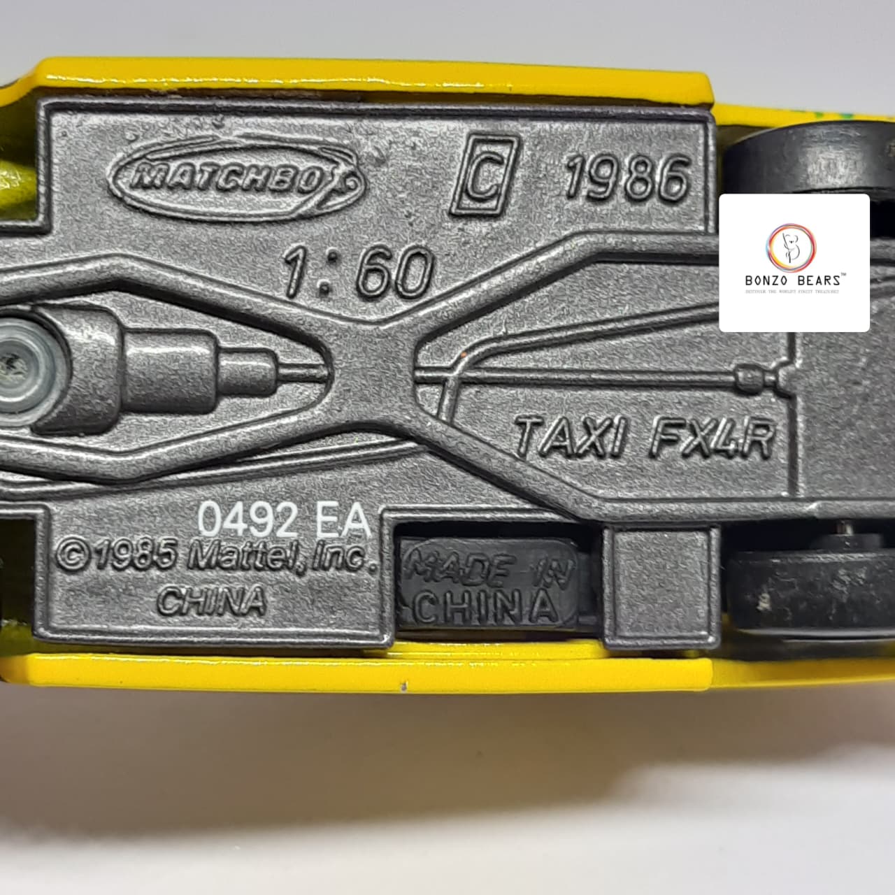 1986 Taxi FX4R - Matchbox | Bonzo Bears