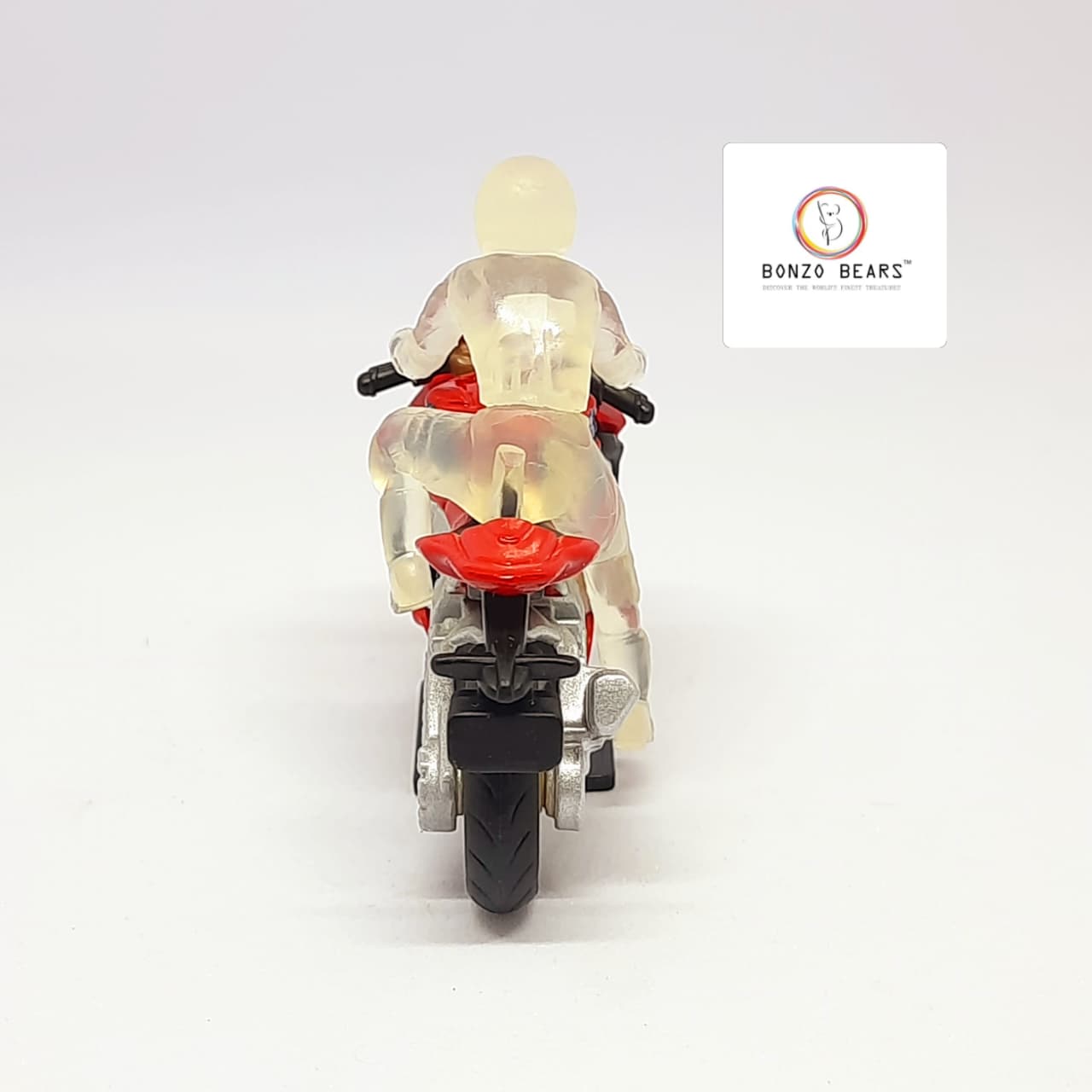 No.3 Honda CBR1000RR with rider figure and display stand 1:32 - Takara Tomy Tomica | Bonzo Bears