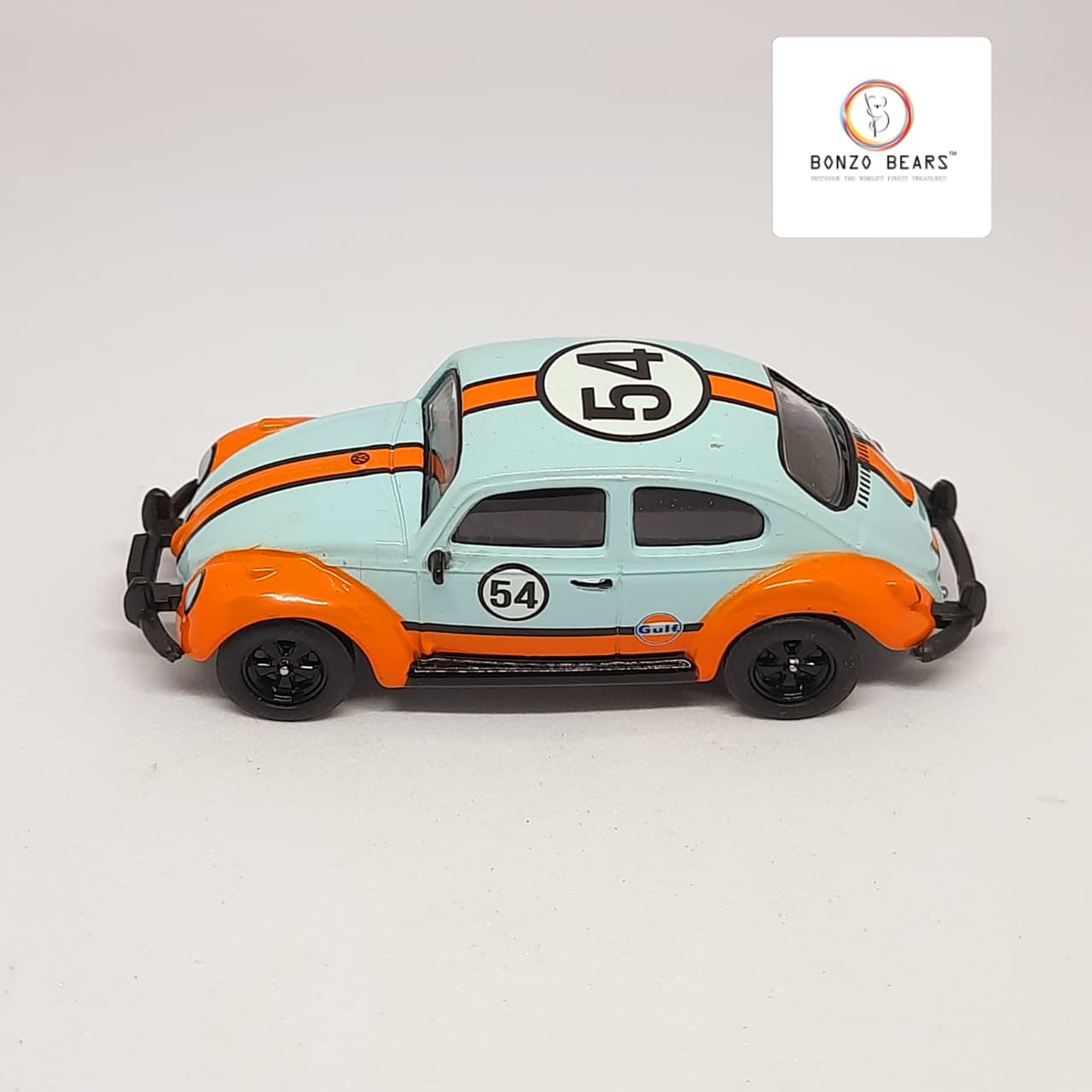 Gulf VW Classic Beetle - Greenlight (Loose)| Bonzo Bears